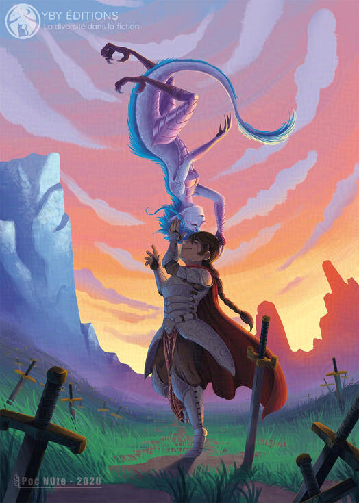 Illustration for the collective artbook Myths & Legends by YBY editions